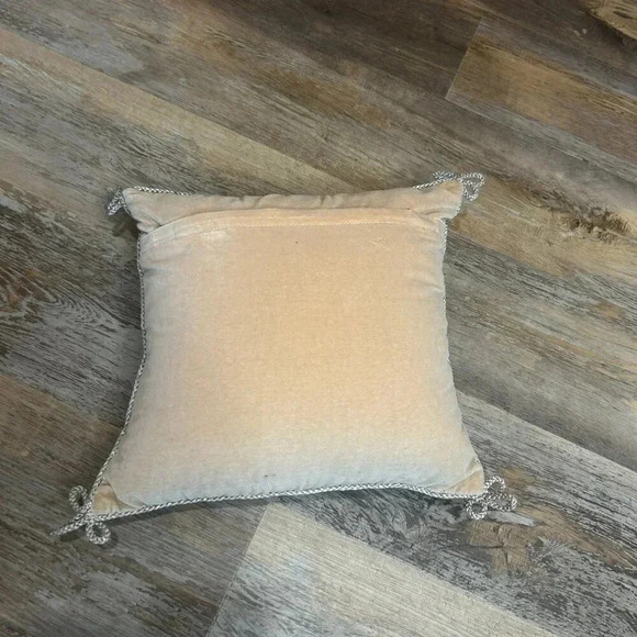 Wool Needlepoint Throw Pillow by Imperial Elegance Vintage Child Golfer … - Picture 3 of 8